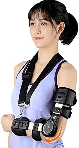 arm Sling Shoulder Sling arm Brace Shoulder immobilizer Elbow ROM Brace with Sling Adjustable Elbow Support Stabilizer Splint for Ligament Strains Post Recovery(Color:Right Hand)