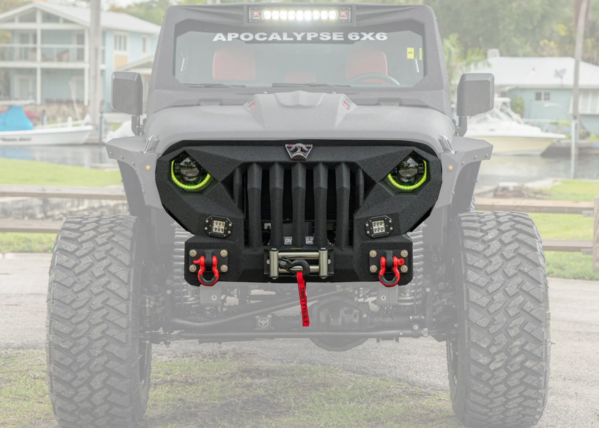 Jeep Wrangler Front Grille Bumper 2018-2026
