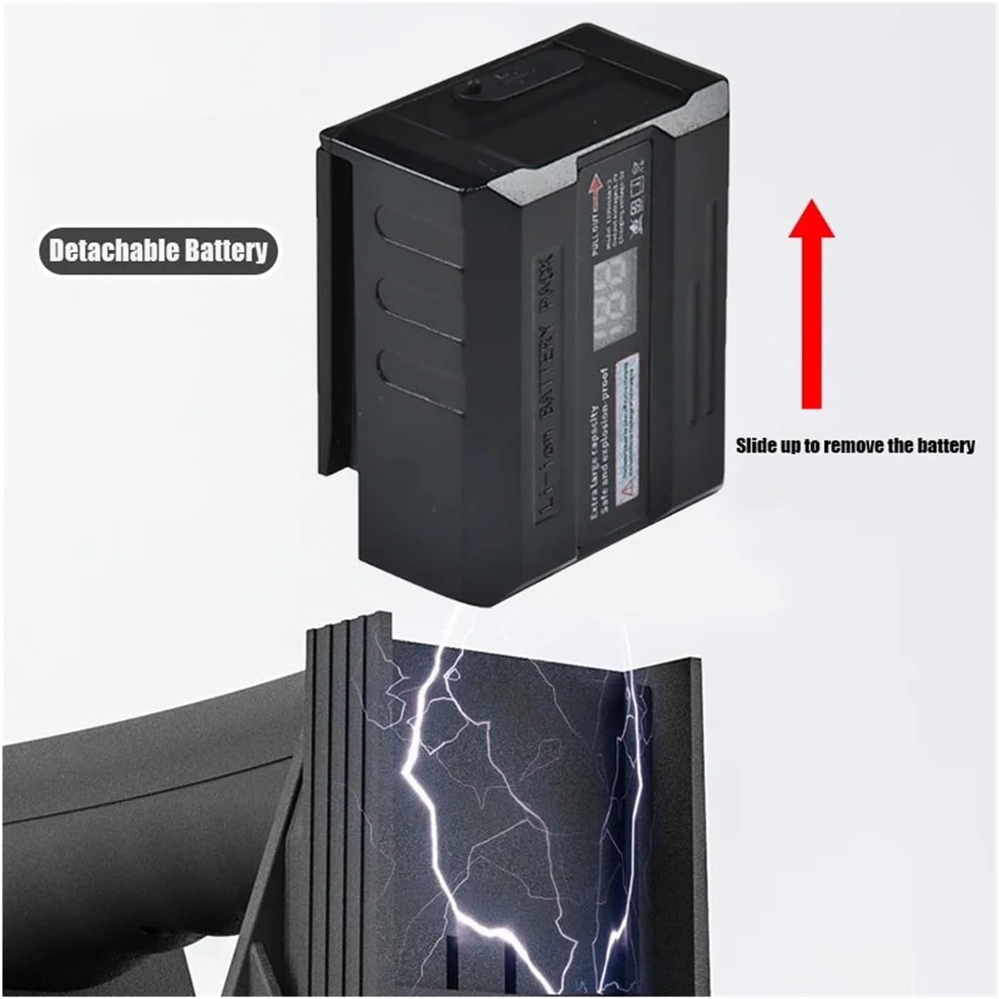 8'' Electric Vacuum Suction Cup Arc Bottom s Ceramic Tile Lift Heavy Lifting Tools 2400mAh Battery Bearing 200kg Suction Cup(Rojo)