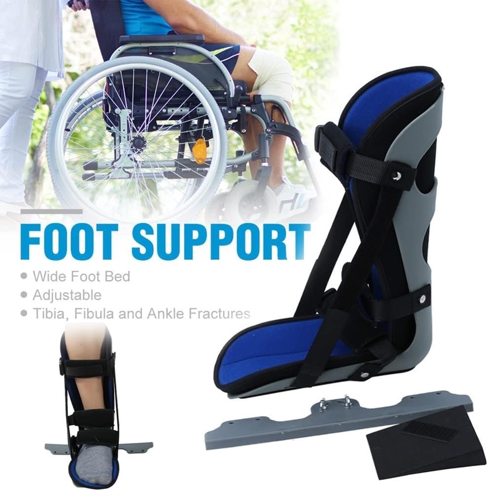 Ankle And Foot Fixation Brace Plantar Fasciitis Splint Curved Bracket Anti-slip Padded Sole Removable Breathable Liner For Foot Pain, Achilles Inflammation, Soreness Relief(Medium)