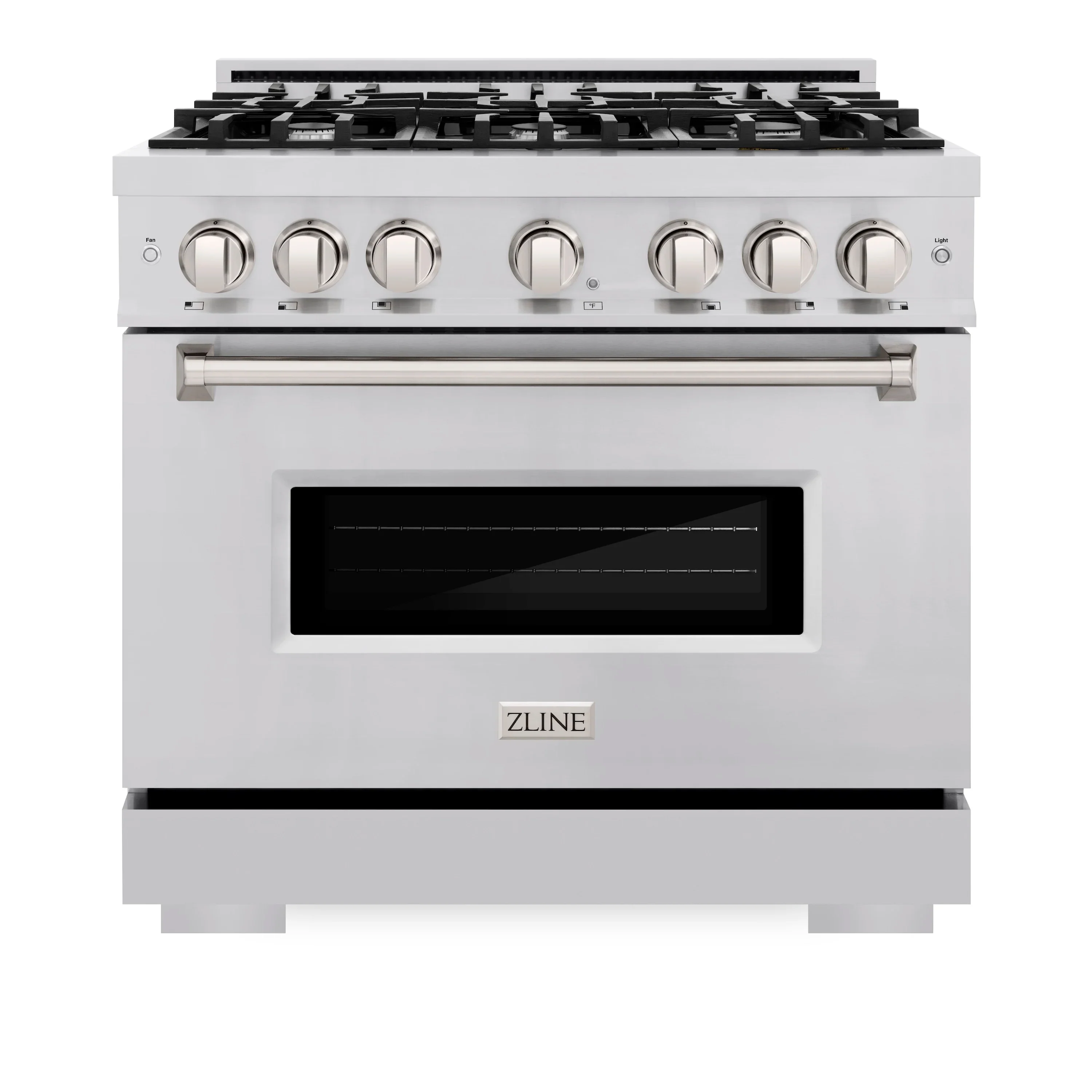 ZLINE 36-Inch Classic Series Gas Range with 6 Gas Burner Cooktop and 5.2 Cu. Ft. Gas Convection Oven in Stainless Steel (CGR36)