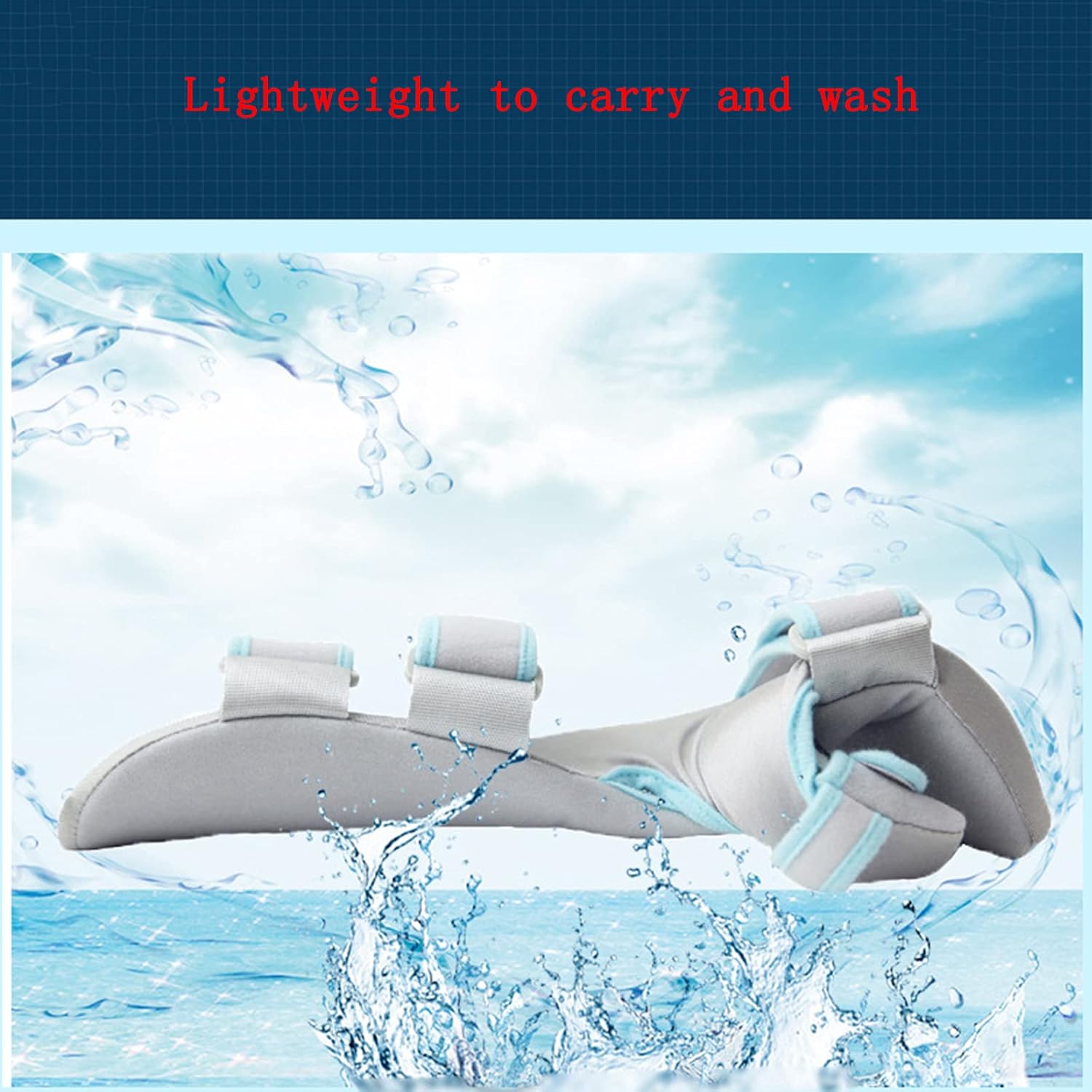 Hand Splint Night Wrist Thumb Finger Brace Immobilizer Resting Hand Splint Hand Fnctional Support for Sprains Fractures Carpal Tunnel (Left)