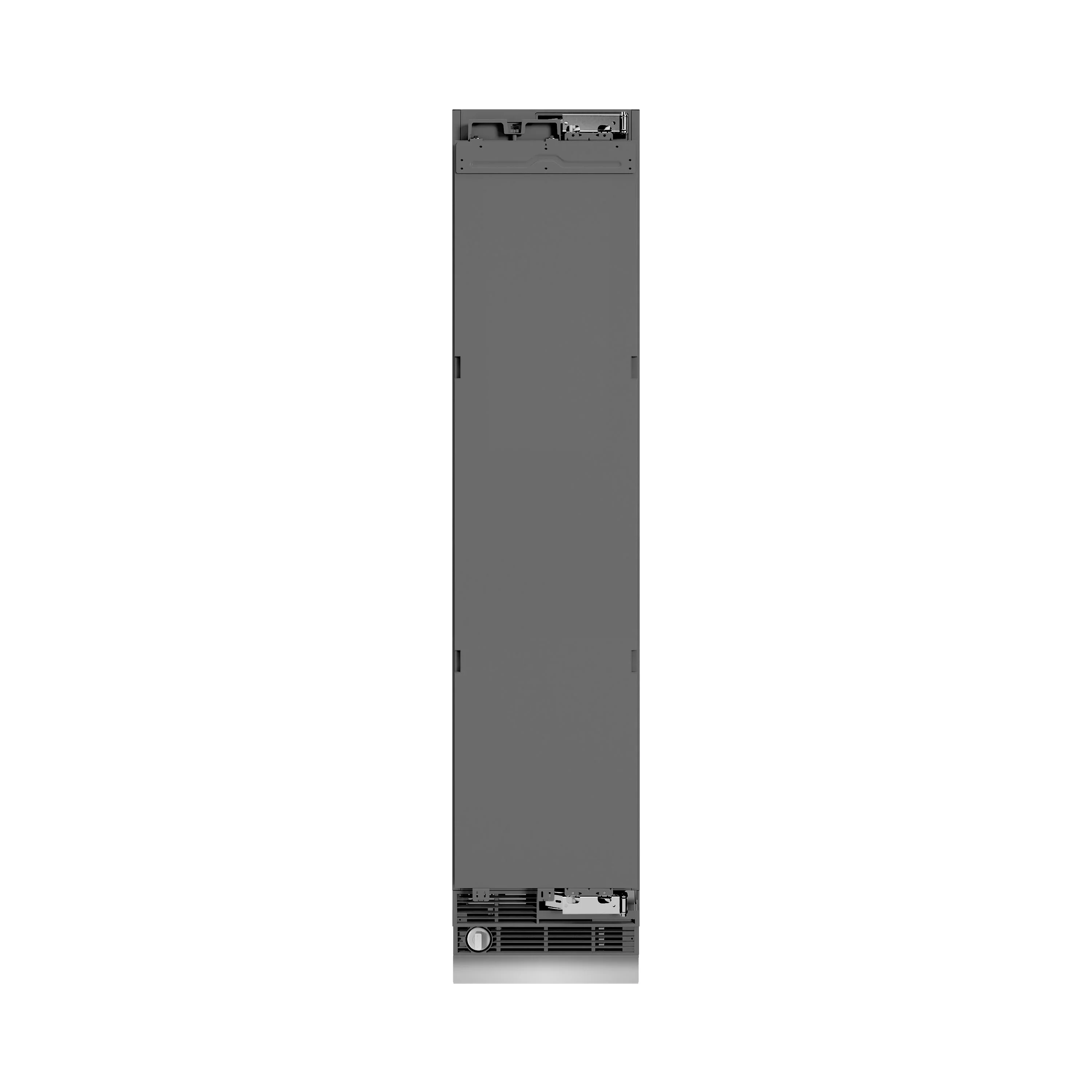 ZLINE 18-Inch 8.6 Cu. Ft. Panel Ready Right Hinge Column Freezer with Graphite Gray Interior (RBCFVR-18)
