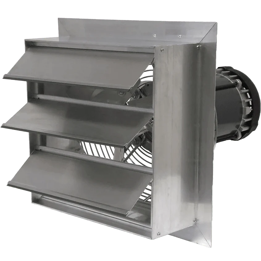 Canarm AX 24-In. Explosion Proof Aluminum Wall Mount Shutter Exhaust Fan