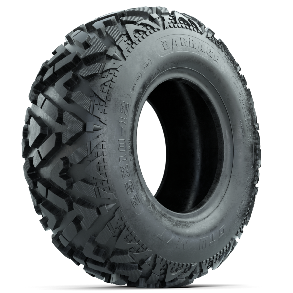 25×10-12 GTW® Barrage Mud Tire (Lift Required)