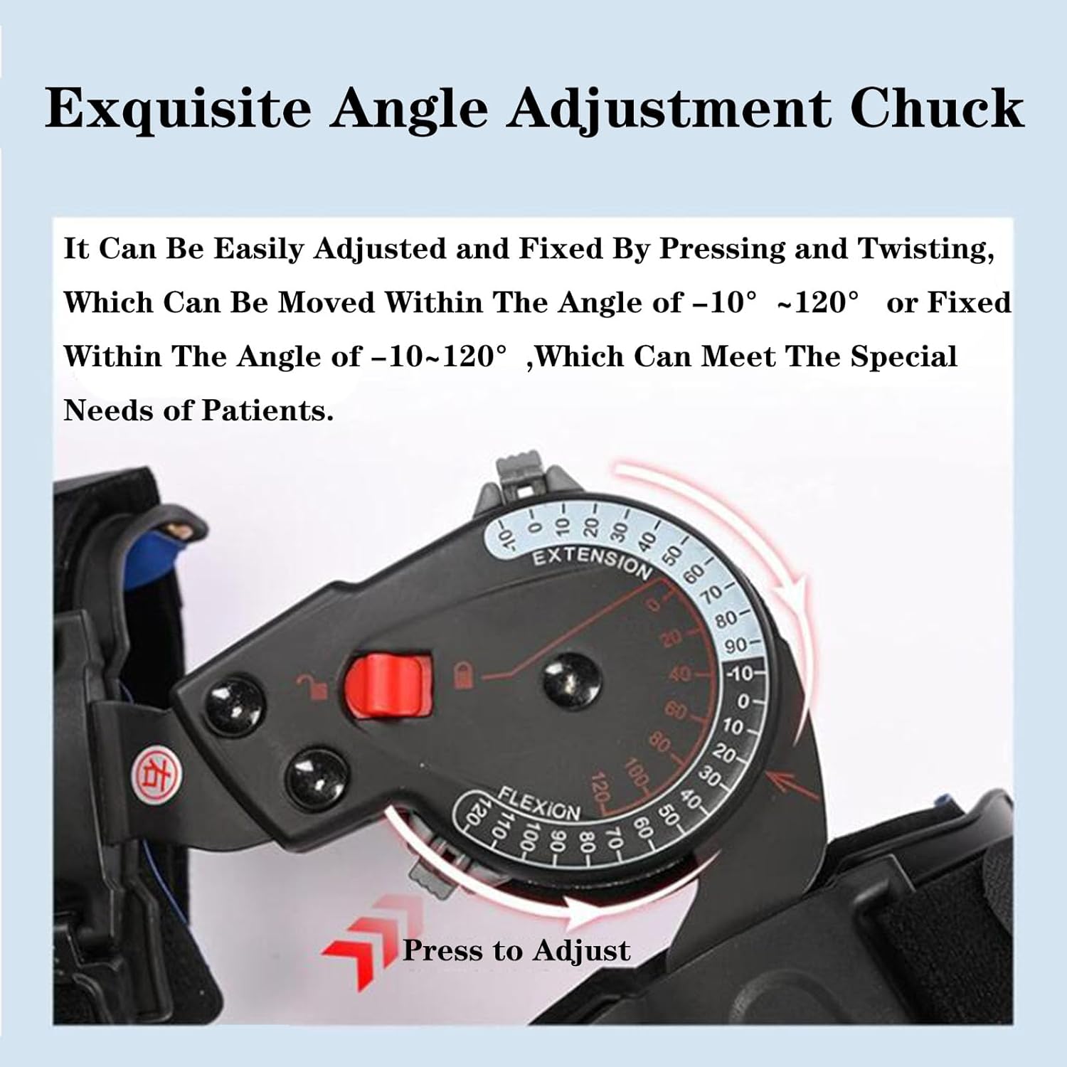 SFKLYU Hinged Elbow Brace Post Elbow Brace with Strap Post Elbow Brace Stabilizer Hand Arm Splint Supporting Recovery from Postoperative Arm Injury,Right