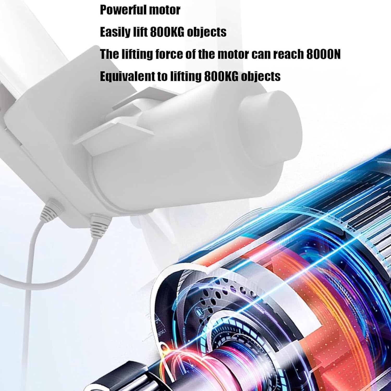 Wall-Mounted Patient Lift with Sling Transfer Holding Machine,Portable Electric Transport Lift for Disabled Patient Elderly Handicap,Remote Control Handle