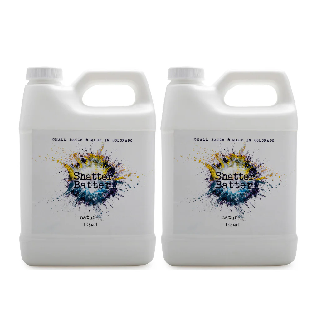 Shatter Batter VG and PEG Blend Shatter Liquidizer (Unflavored, 1-Quart, 2-Pack)
