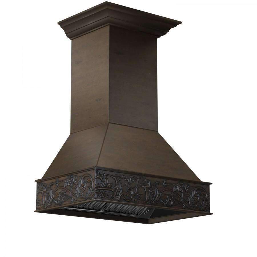 ZLINE 30-Inch Wooden Wall Range Hood with Crown Molding (373NN-30)