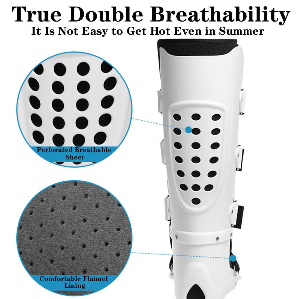 SFKLYU Plantar Fasciitis Night Splint, Ankle Stabilizer Brace, Unisex Night Splint Foot, AFO Drop Foot Splint for Treating Plantar Fasciitis and Achilles Tendonitis,B 1 Pair,L