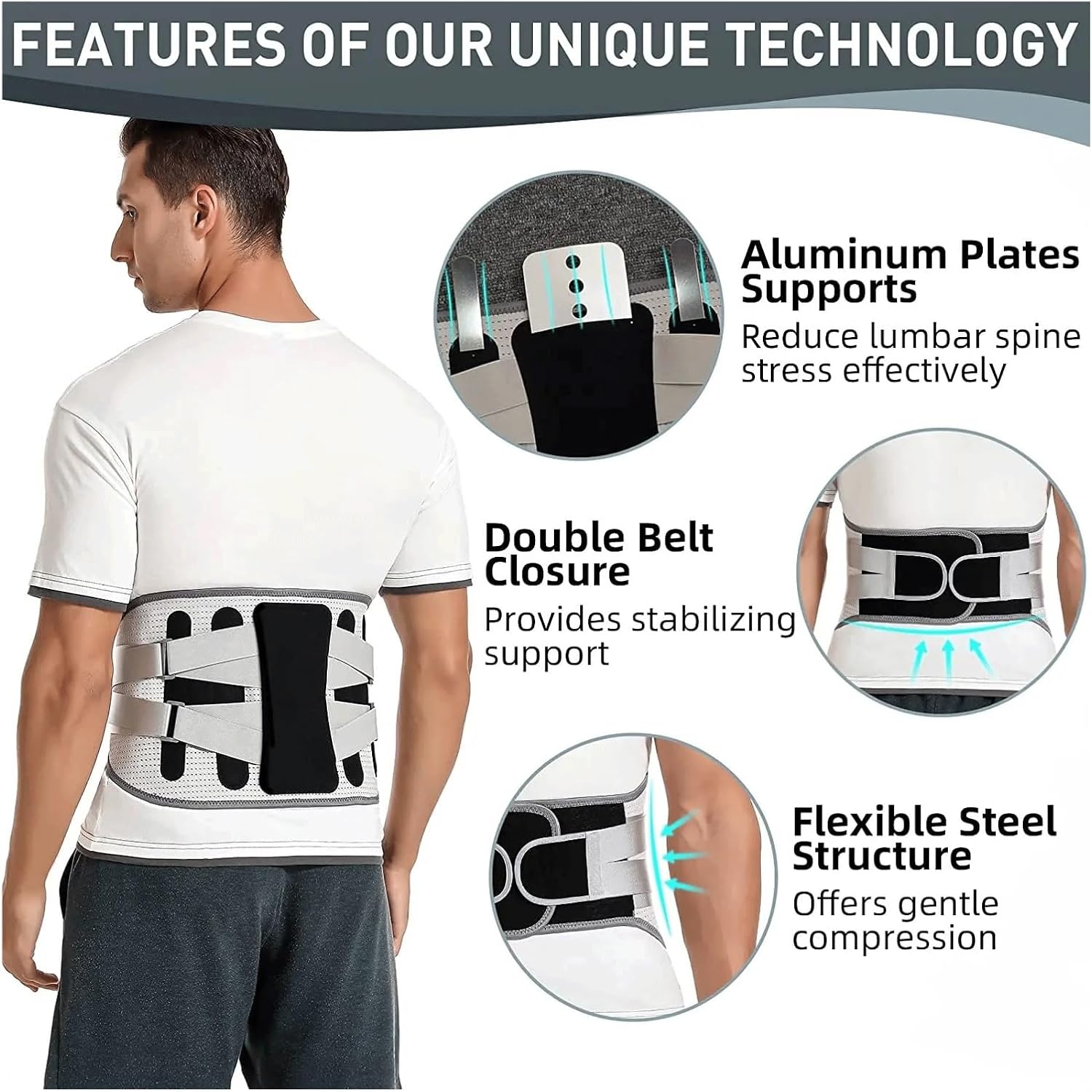 Lumbar Support Belt Disc Herniation Orthopedic Strain for Back Posture Spine Decompression Brace Dropshipping(Medium)