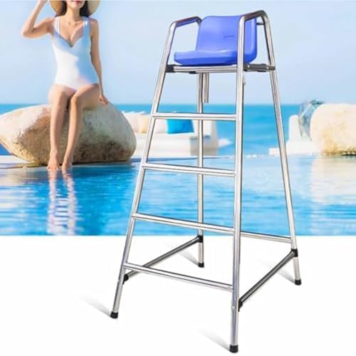 Commercial Lifeguard Chair - Durable Pool & Beach Observation Stand for Indoor/Outdoor Use, Perfect for Referees, Lifeguards & Safety Personnel