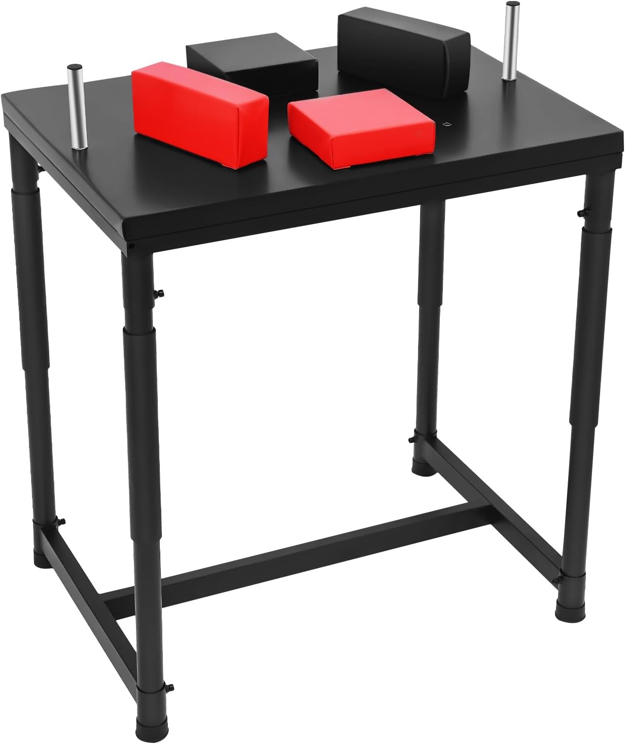 Professional Arm Wrestling Table 2204 LBS Arm Wrestling Training Trainers, Adjustable Wrist Support Plate with Elbow Pads Training Trainers for Gyms, Stadiums and Clubs