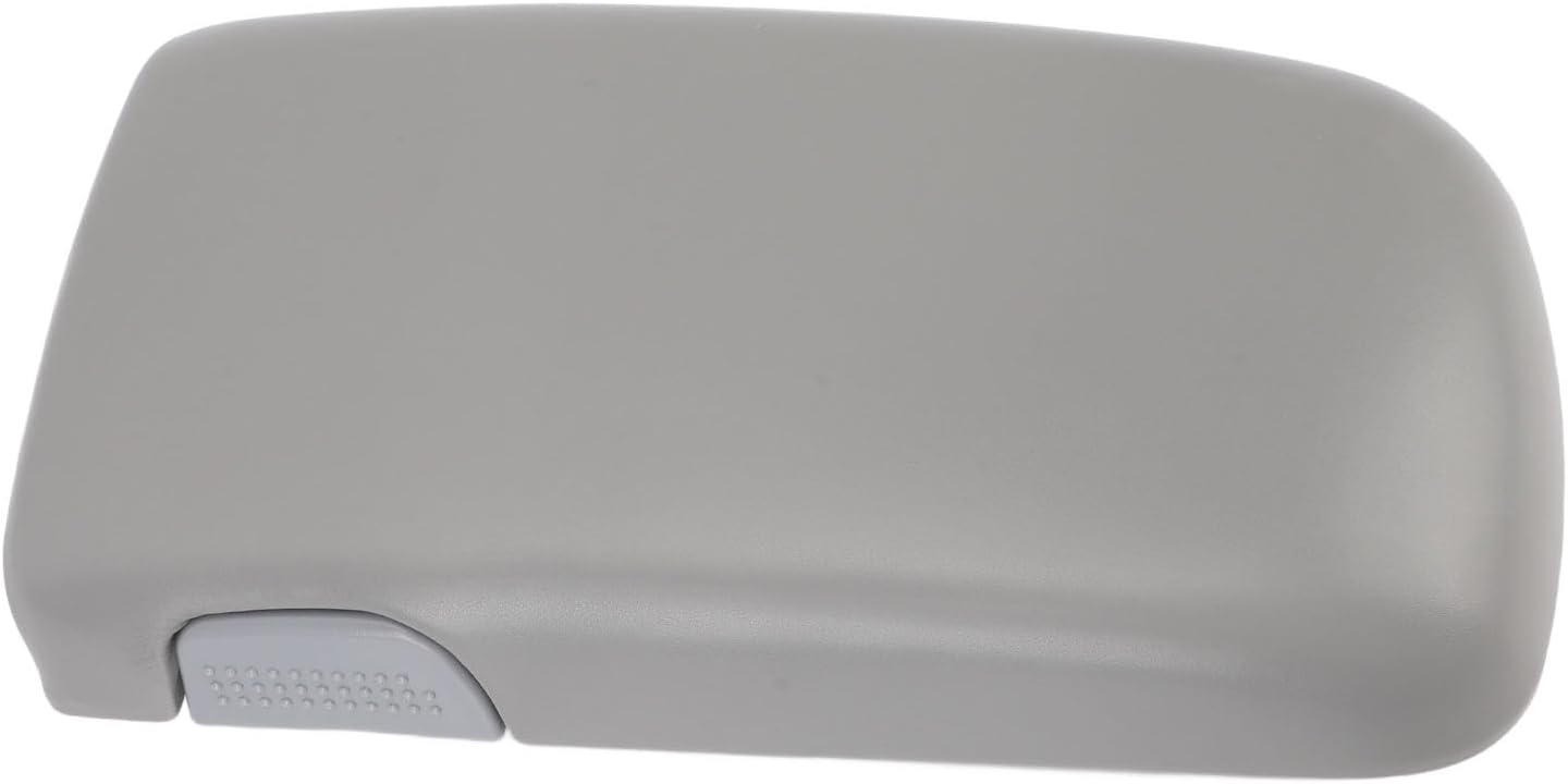 Center Console Door Lid Armrest Cover Cap 10421355, PU Leather Grey Replacement, Comfortable Support for Car Interior, Direct Fit Upgrade Accessory with OE Standard
