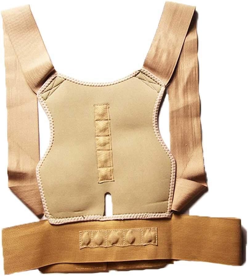 Comfortable Posture Corrector Braces Supports Back Belt Shoulder Brace Support Belt(White-Dinosaur Doodle4)