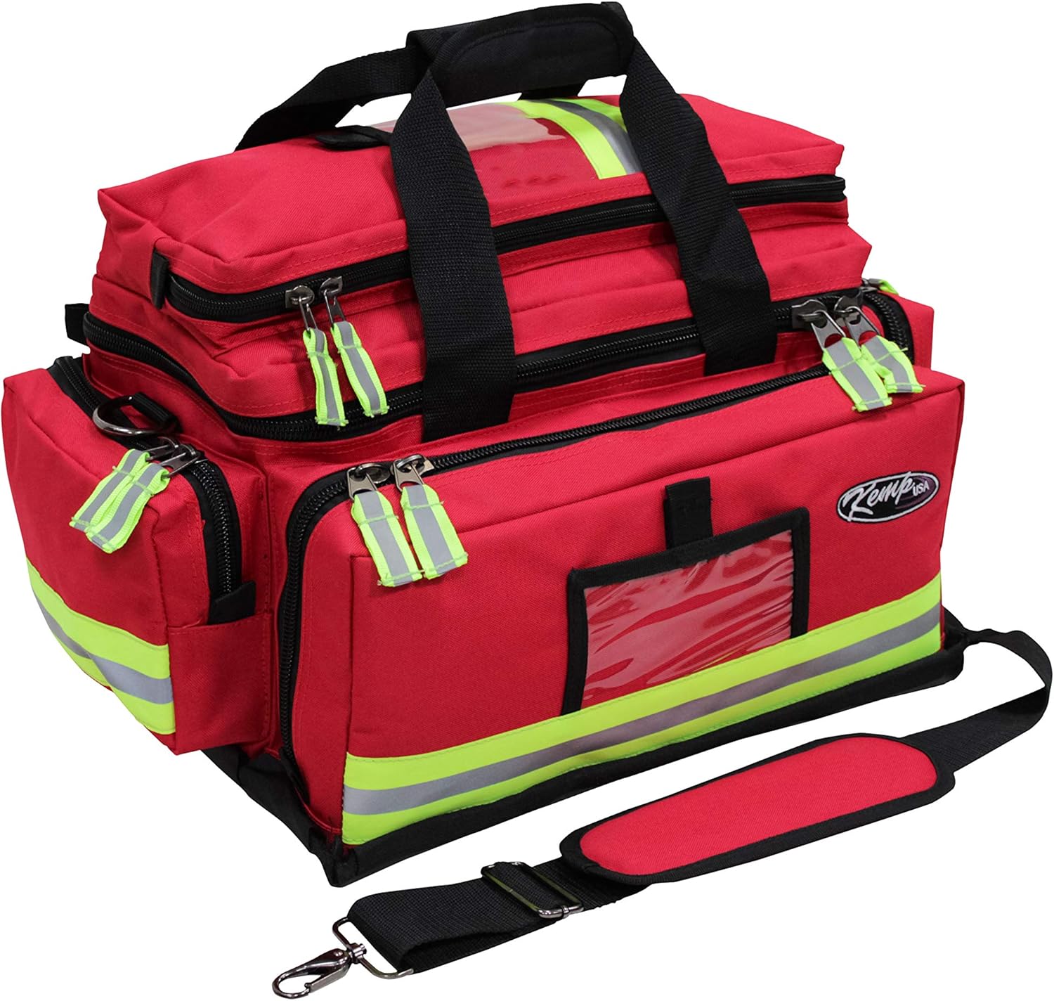Kemp USA Large Trauma EMS Bag | Survival Gear for Emergency Response Professionals, EMTs, and First Responders | Emergency Medical Bag for First Aid EMT Kit and Trauma Kit