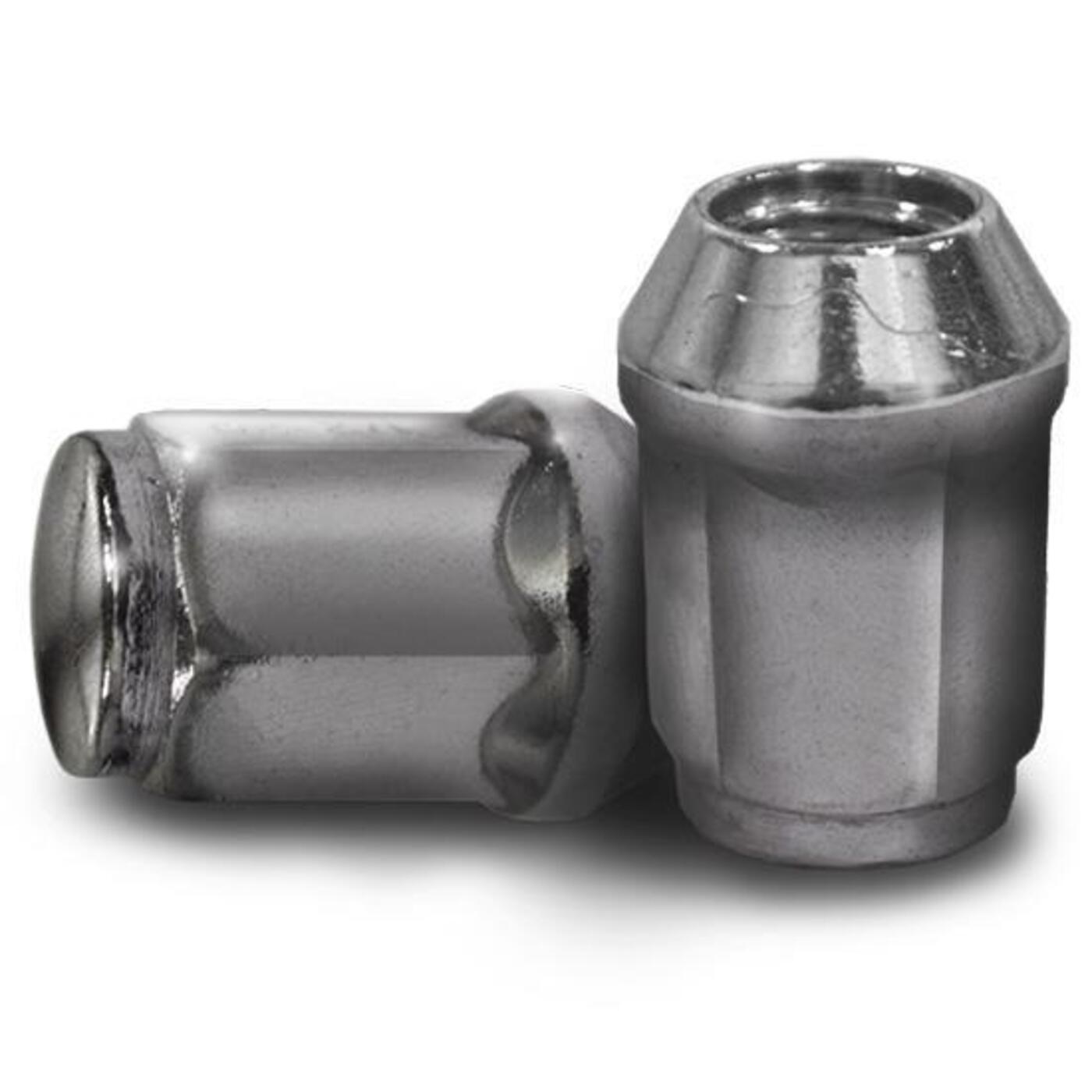 Chrome 1⁄2” x 20 Standard Lug Nuts (100 pack)