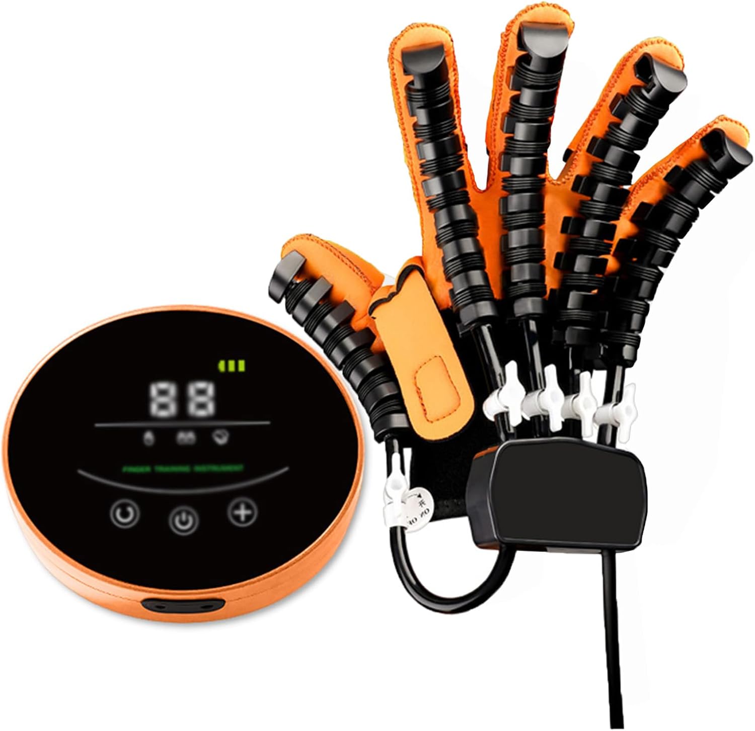 Finger Training Stroke Hand Splint Finger Orthosis,Rehabilitation Robot Gloves, Help Patient with Hand Dysfunction, can go Out and Start Training at Any time