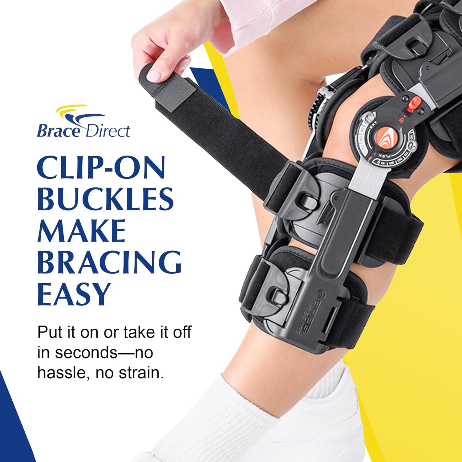 Brace Direct Breg T Scope Premier XL Post Op Knee Brace with Incision Comfort Pad ACL MCL Recovery Adjustable ROM L1833 L1832 (Thighs Up to 35.5