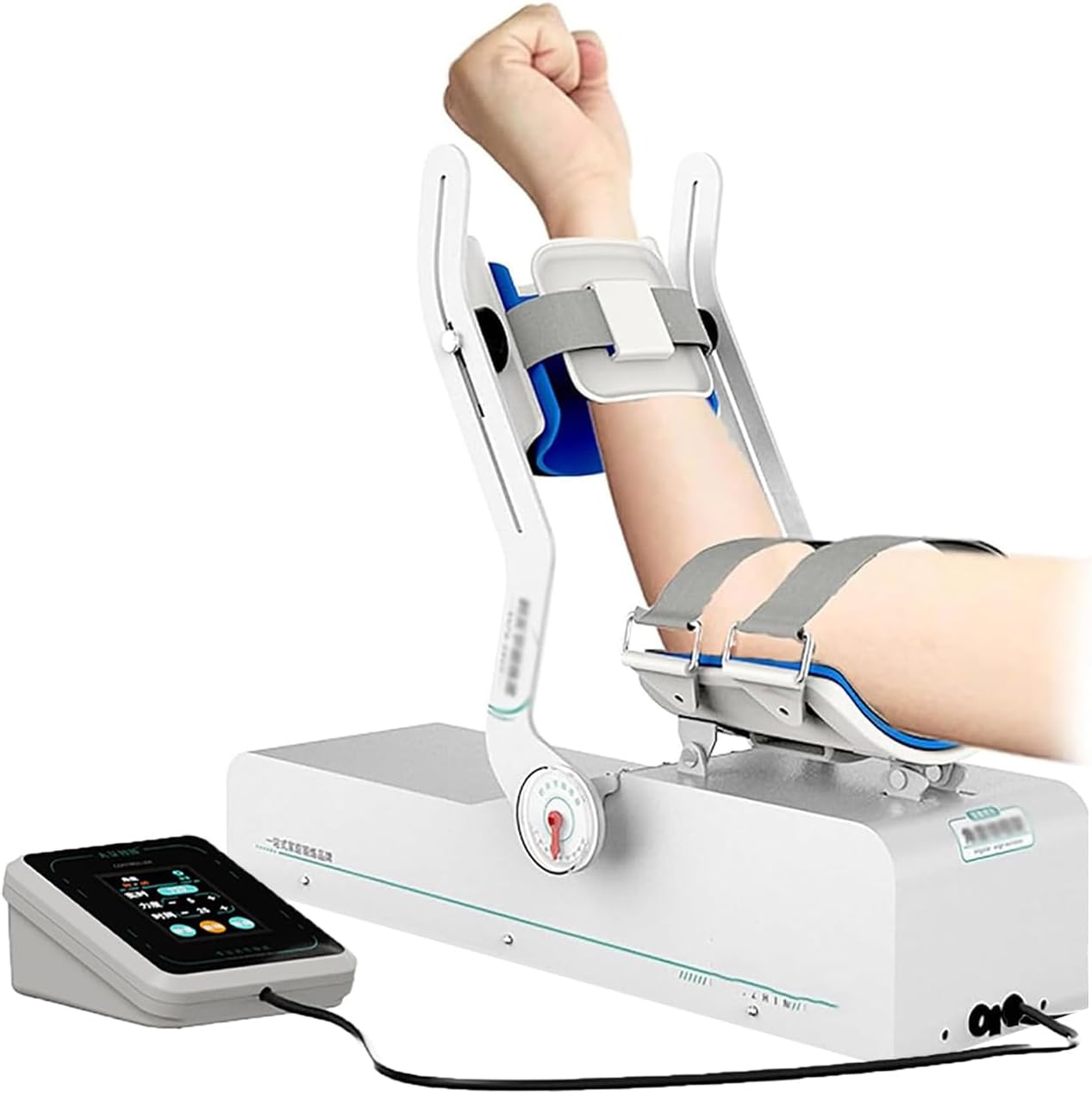 Dual Mode Elbow Joint Rehabilitation Device, Elbow Brace Arm Exerciser, (-15°-160°) Adjustable Angle, 9 Levels of Strength, for Fracture Postoperative Exercise