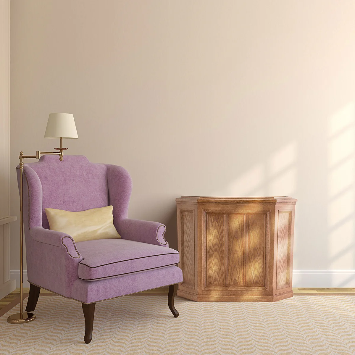 AIRCARE Credenza 5.6 Gal. Evaporative Console Humidifier