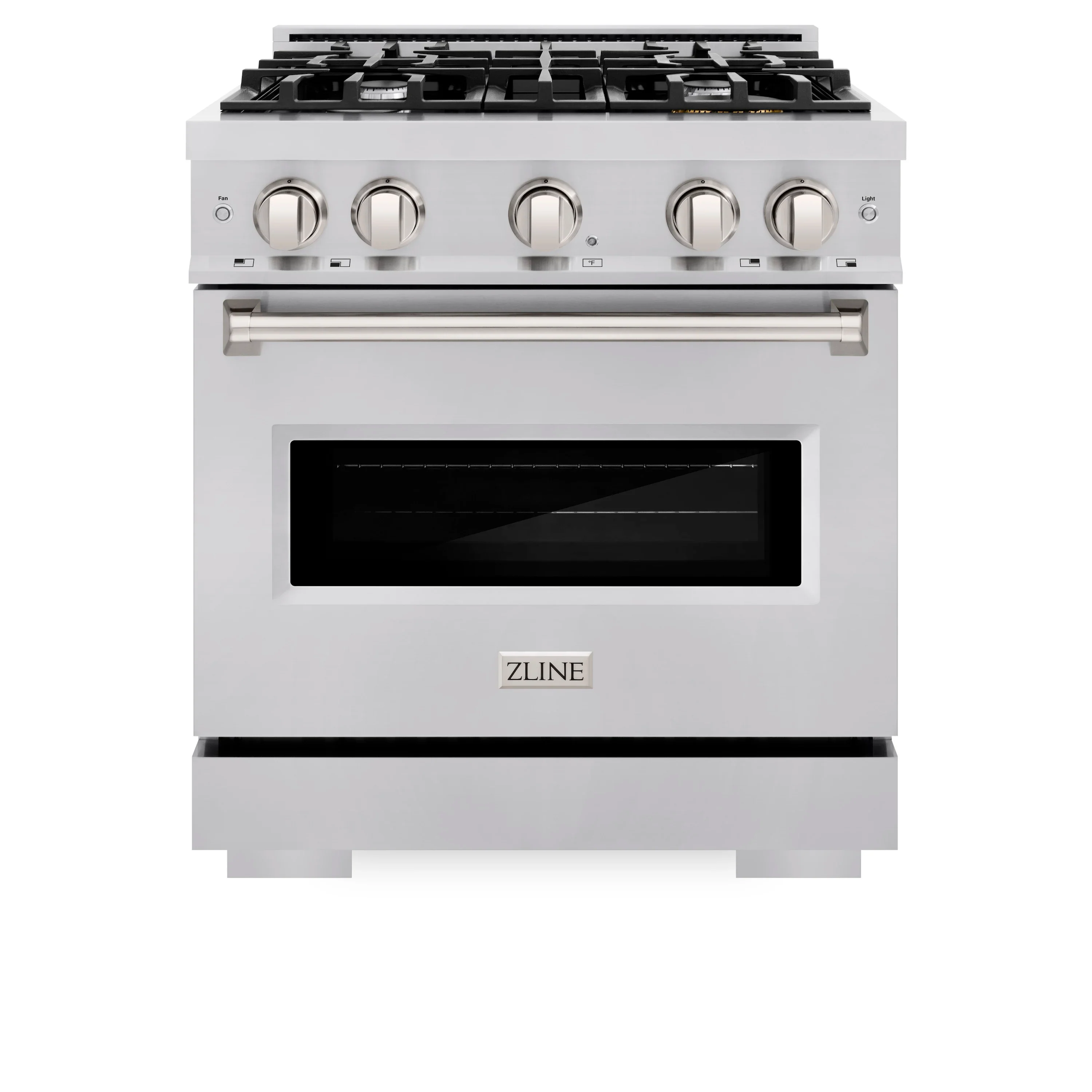 ZLINE 30-Inch Classic Series Gas Range with 4 Gas Burner Cooktop and 4.2 Cu. Ft. Gas Convection Oven  in Stainless Steel (CGR30)