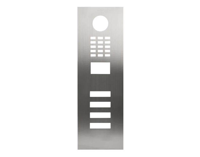 DoorBird Front Panel for D2104V in Stainless Steel V2A
