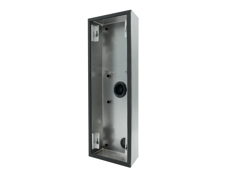 DoorBird Surface-Mounting Housing (Backbox) for D2101KV/D2102FV Fingerprint 50, D2102FV EKEY IP Video Door Stations in Stainless Steel V4A