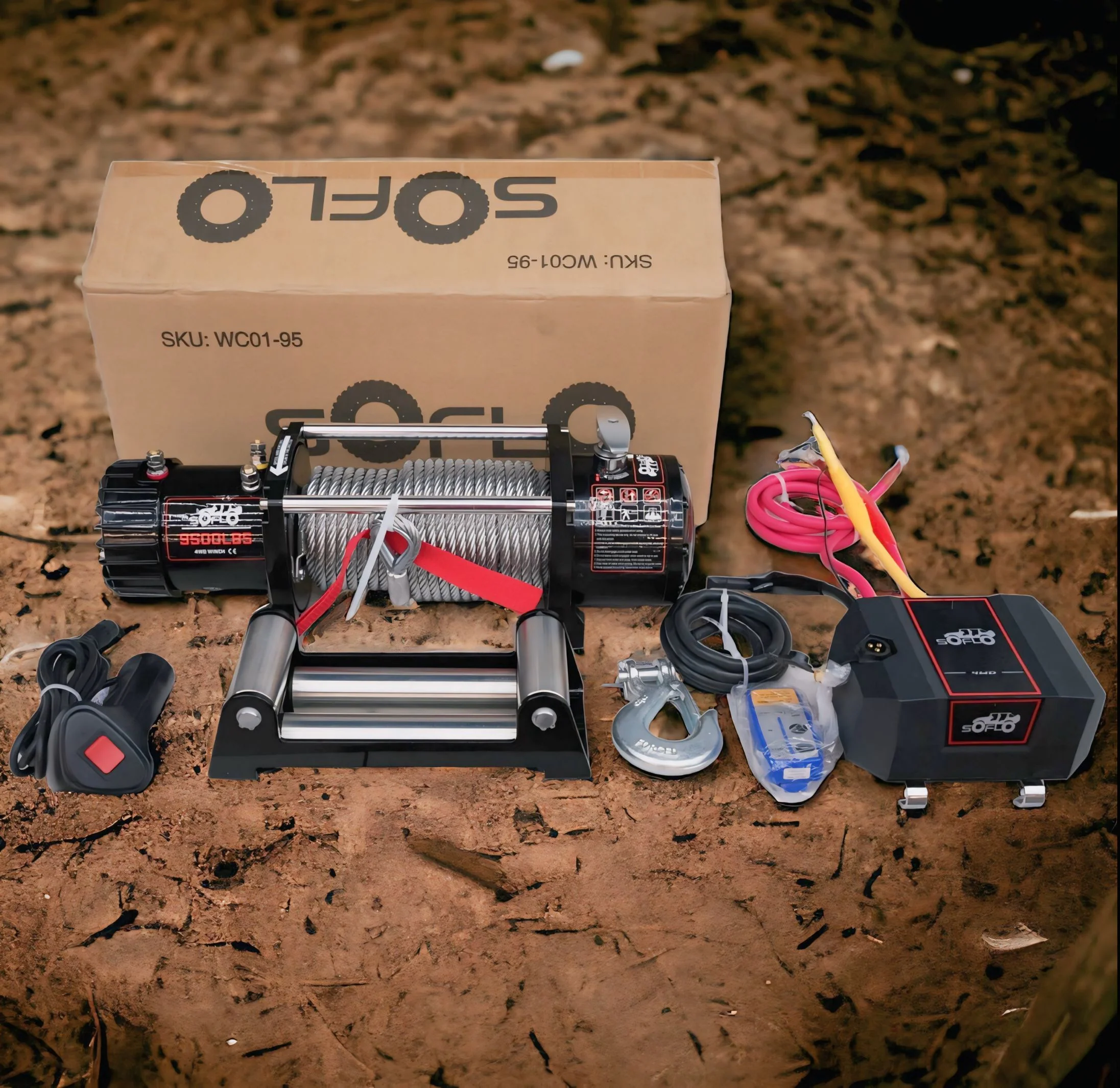 Jeep Wrangler Winch 9500lb 2018-2026