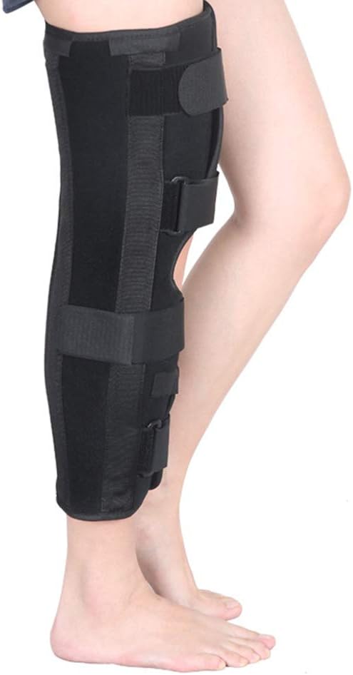 Adjustable Knee Support Joint Brace Surgical Fixation Stabilization Fracture Support, Before and After Surgery Splint - Post Op Immobiliser