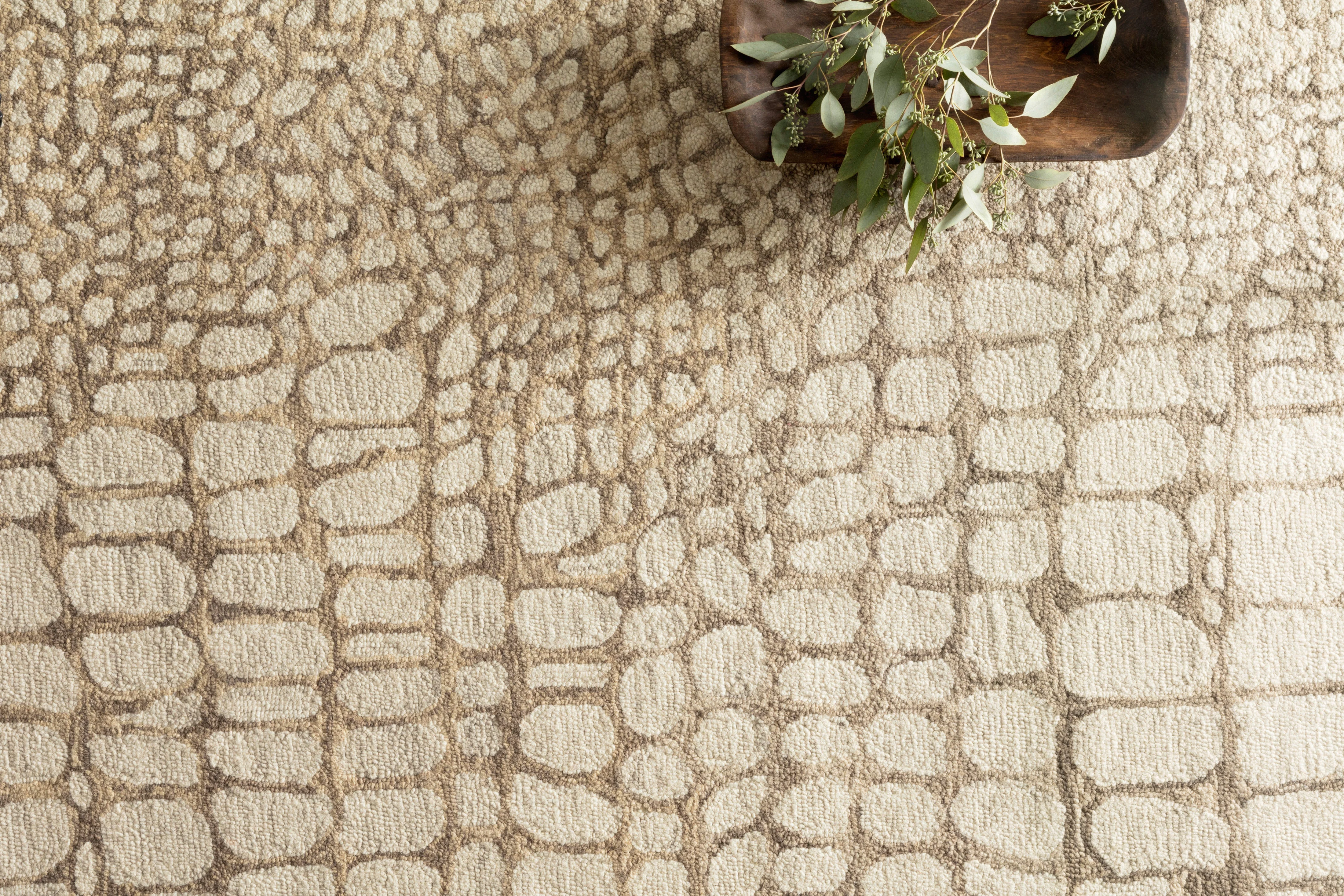 Loloi Masai Collection - Contemporary Hooked Rug in Neutral (MAS-03)