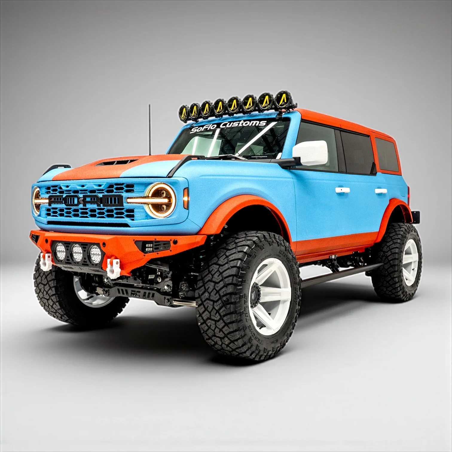 Ford Bronco Baja Front Bumper w/ Lights 2021-2026