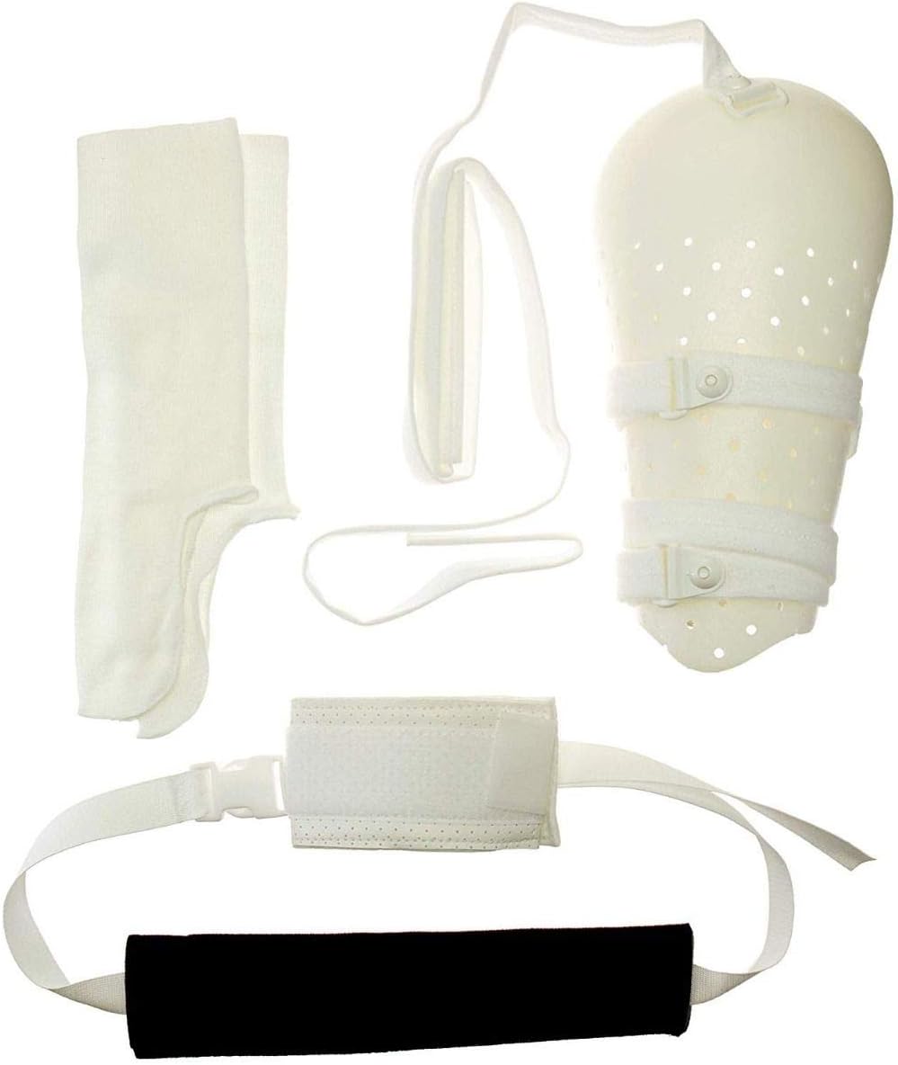 Sammons Preston Pre-formed Long Humerus Fracture Brace, Long Small, Humeral Splint, Arm Sling, Two Piece Set, Hook & Loop Strap, Easily Adjustable Straps, Lined with Foam for Comfort, Humeral Cuff