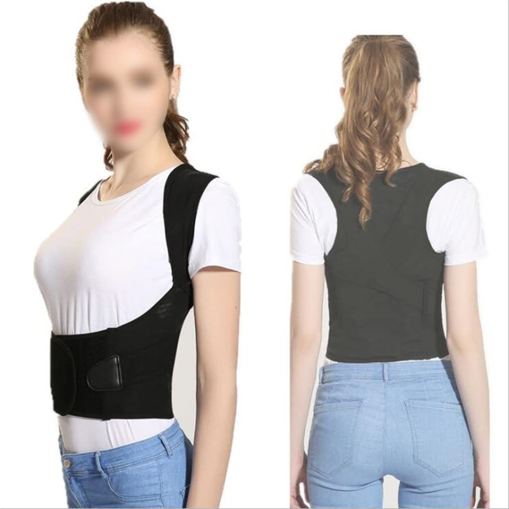 JSEIAJB Back Posture Corrector Invisible Clavicle Support Brace Back Shoulder Neck Relief Adult Kyphosis(XXXL code)