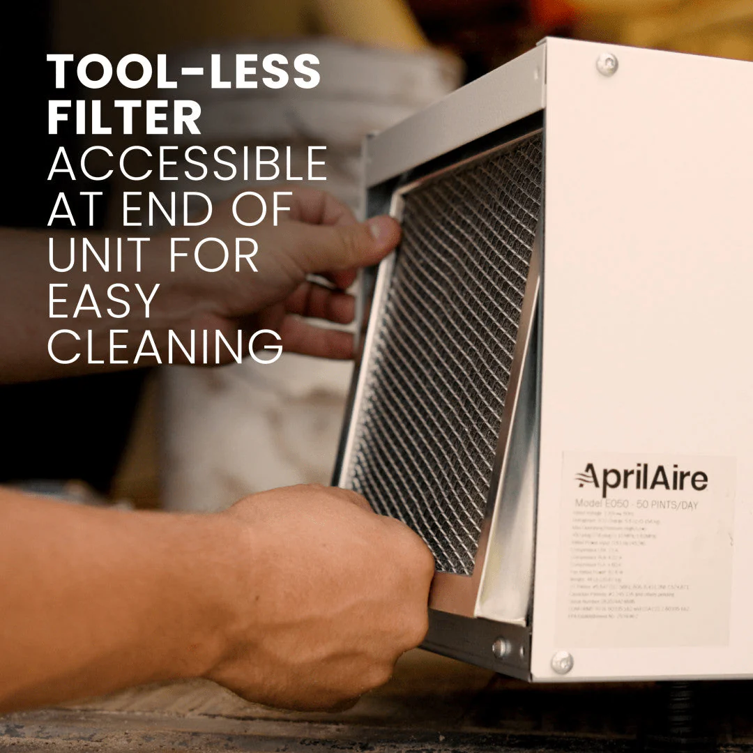 AprilAire E050 50 Pint Crawlspace Dehumidifier
