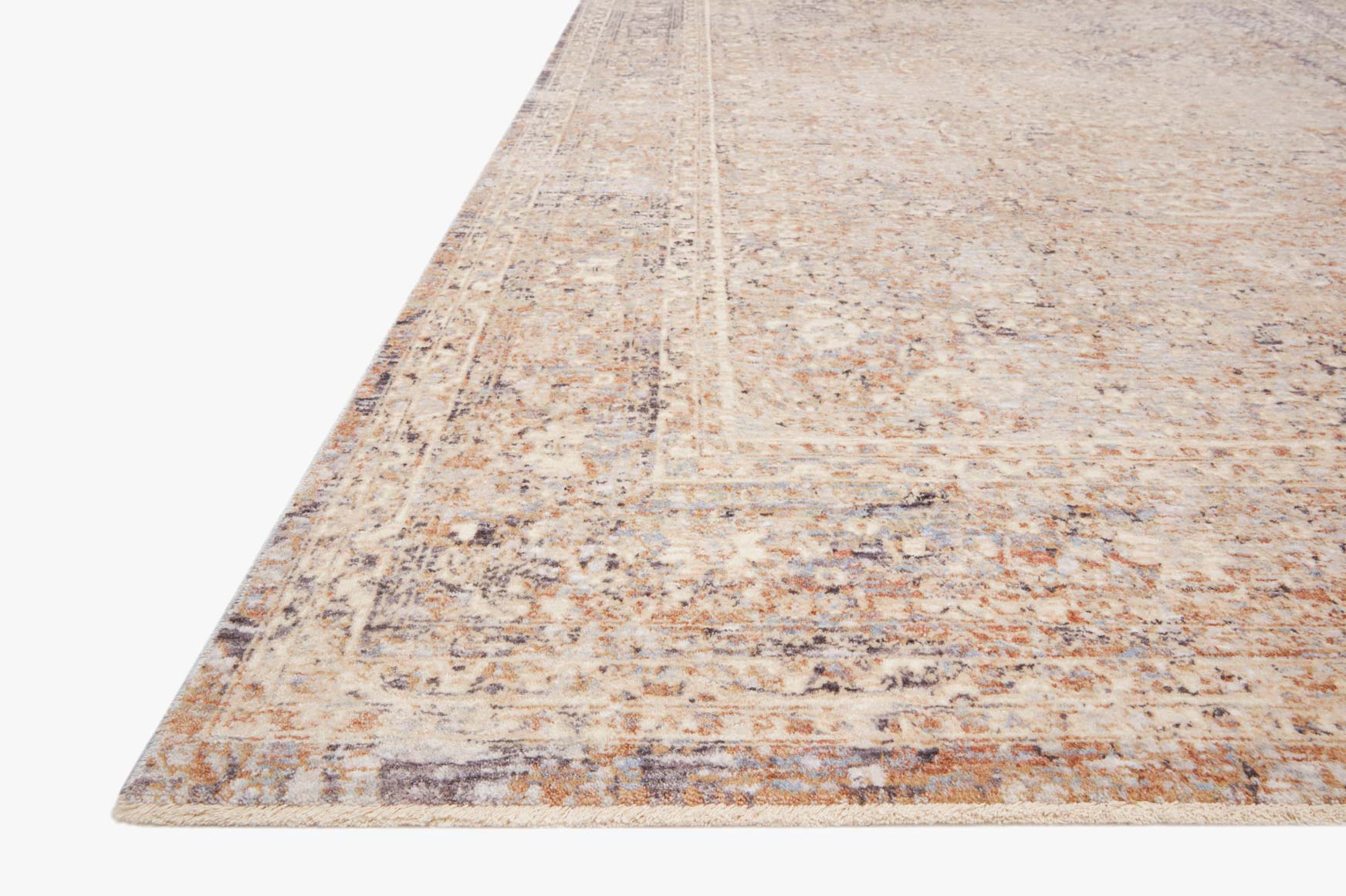 Loloi Faye Collection - Transitional Power Loomed Rug in Sky & Sand (FAY-03)