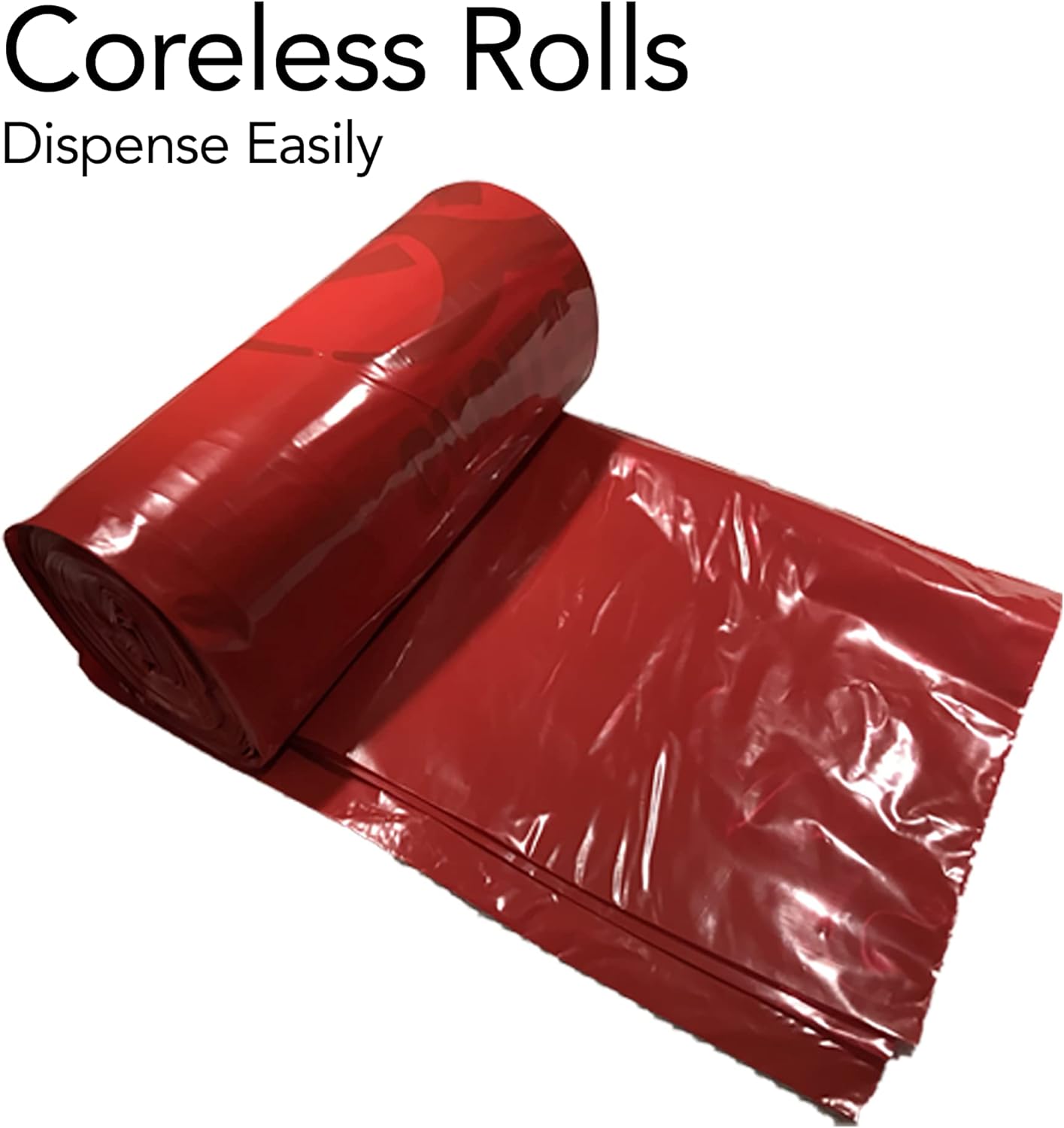 RESILIA Biohazard Bags - Hazardous Waste Disposal, Meets DOT ASTM Standards for Hospital Use, OSHA Approved, Red, 33 Gallon, 33