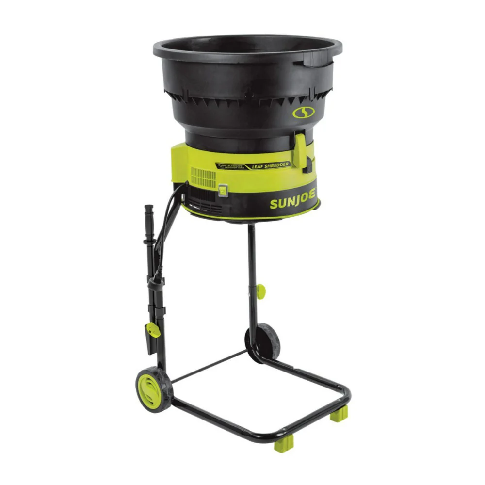 Sun Joe 15 Amp Bladeless Electric Leaf Mulcher and Shredder with 8000 RPM