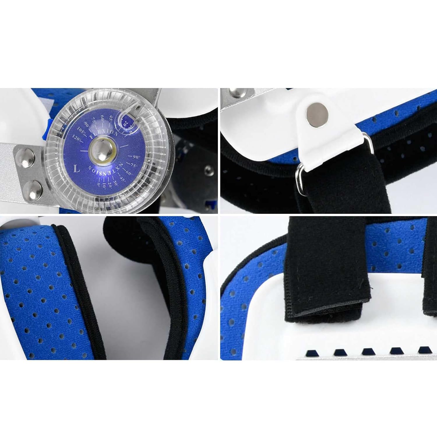 Hinged Knee Brace,Knee Brace,Adjustable Shaping Leg Splint Support Knee Orthosis Support Joint Stabilizer/One Size (