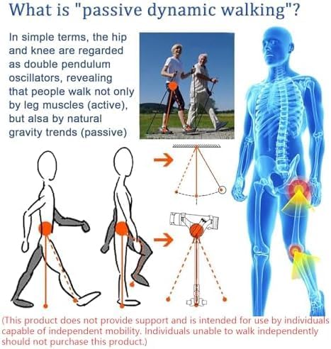 Bionic Exoskeleton Legs - Adjustable Strength Walking Aid for Adults & Elderly, Perfect for Hiking & Climbing Stairs, Enhanced Mobility Assistance Device (Size M)