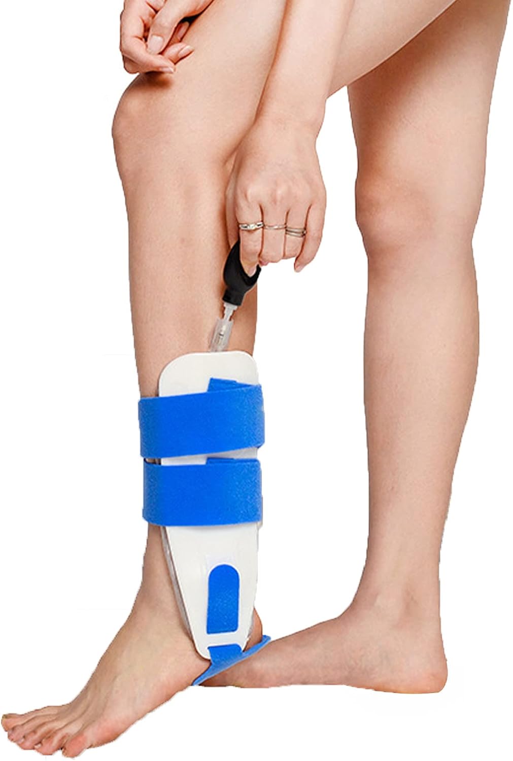 Ankle Brace with Strap Ankle Stabilizer Support Lace-up Brace for Reduce Ankle Swelling Sprains Inflammation Relief Sprains Arthritis Pain Post-op Cast Support Injury Protection