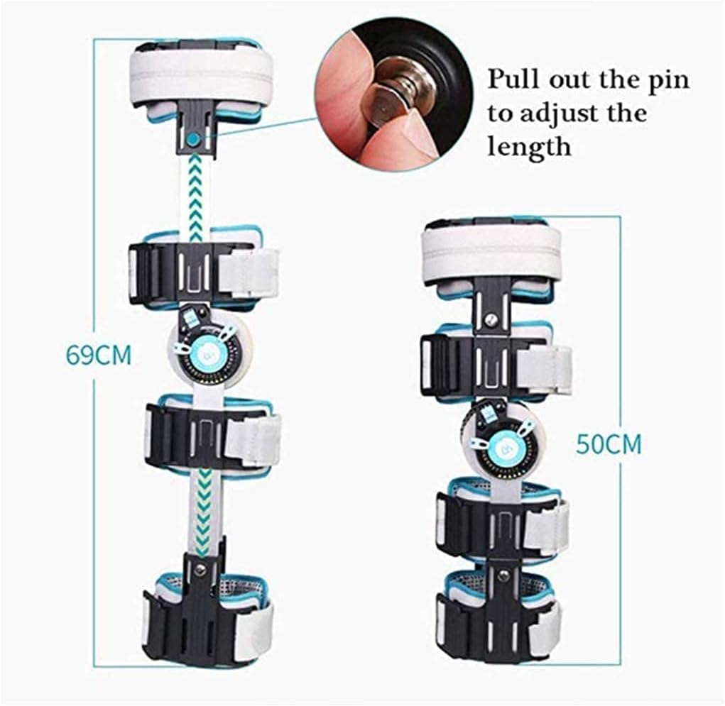 Adjustable Knee Brace Hinged Leg - Breathable Hinged Knee Brace Knee Splint Injury - Orthosis Stabilizer Hinged Immobilizer for Knee