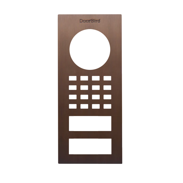 DoorBird Front Panel for D1101V Surface-Mount in Architectural Bronze