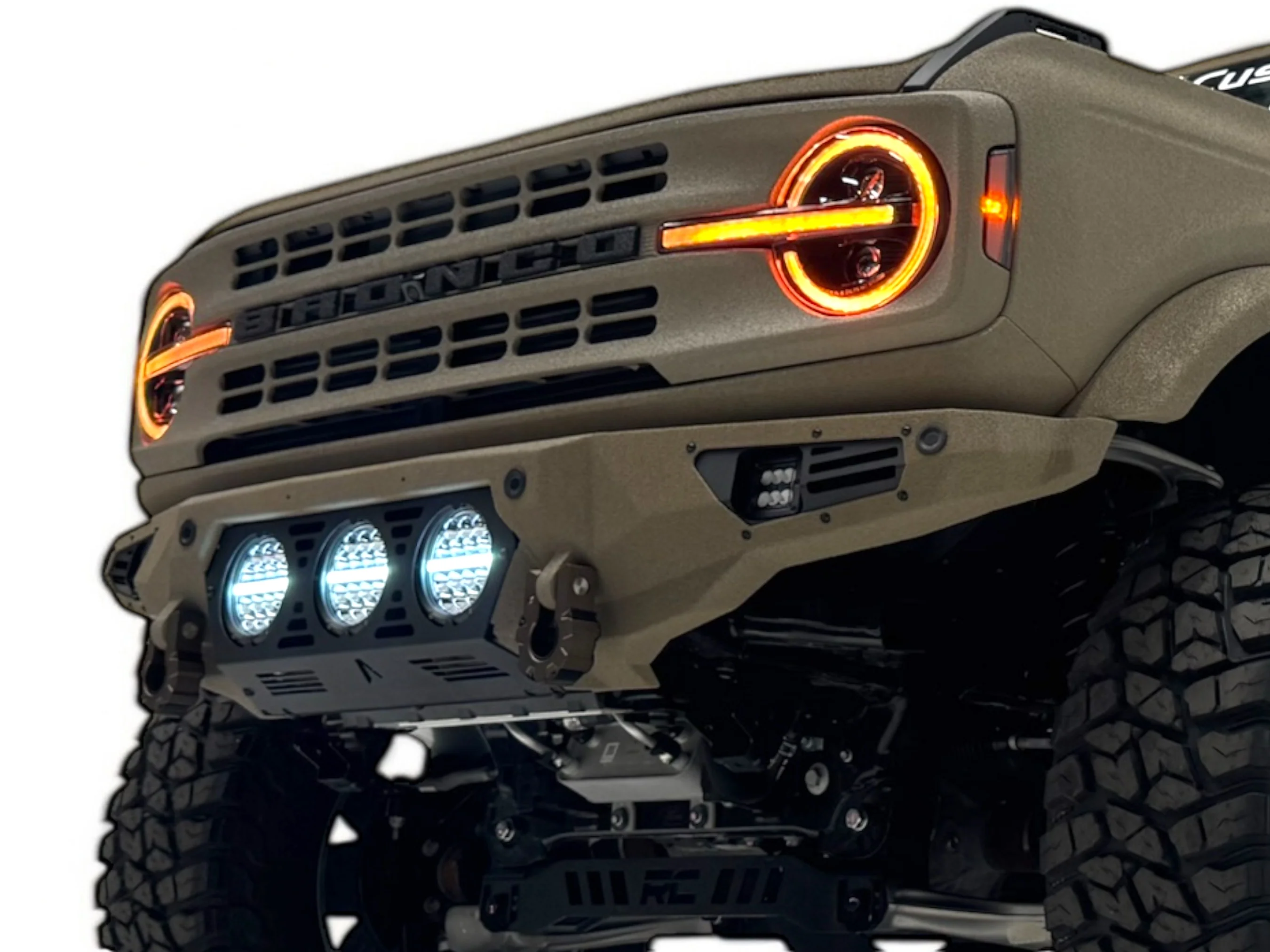 Ford Bronco Baja Front Bumper w/ Lights 2021-2026