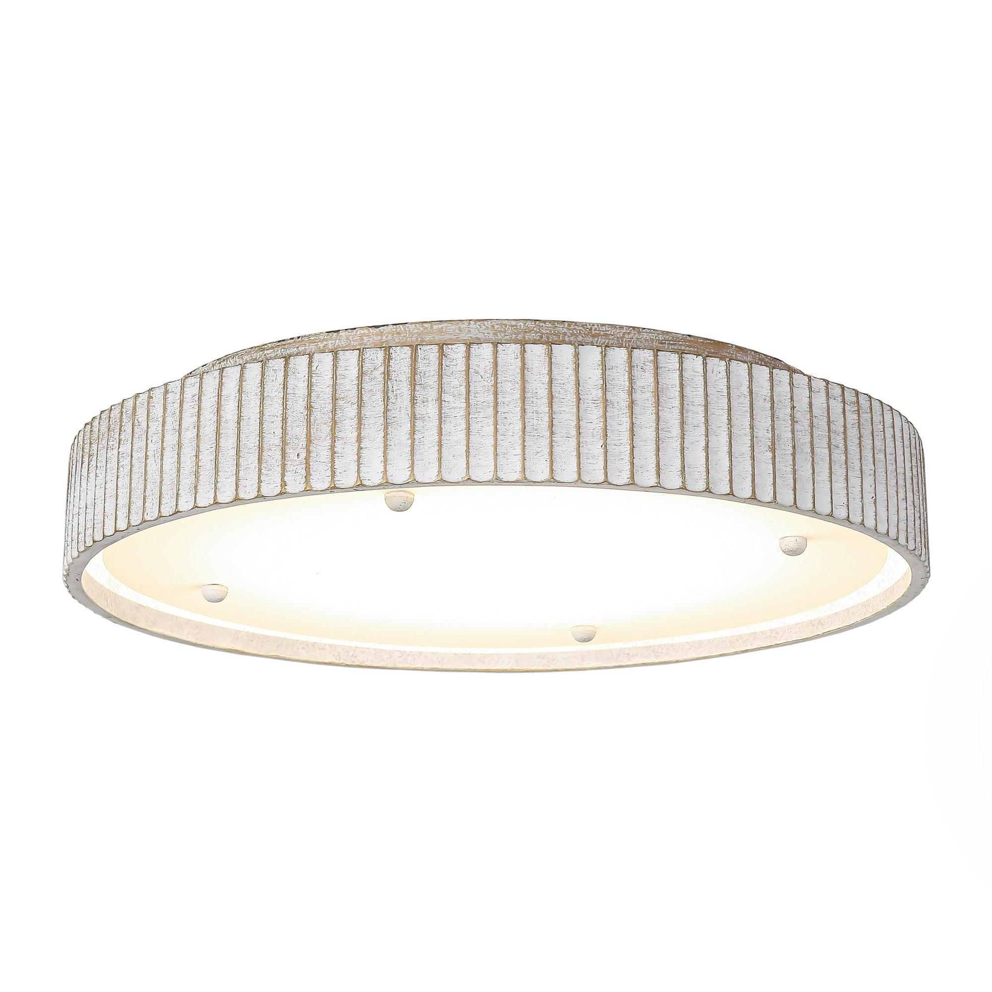 Parrot Uncle 18-Inch White Modern Flush Mount LED Light (BBD3012)