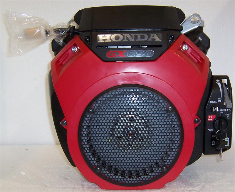 Honda Horizontal Engine 22.1 Net HP 688cc OHV 12V ES 20 Amp 1-1/8