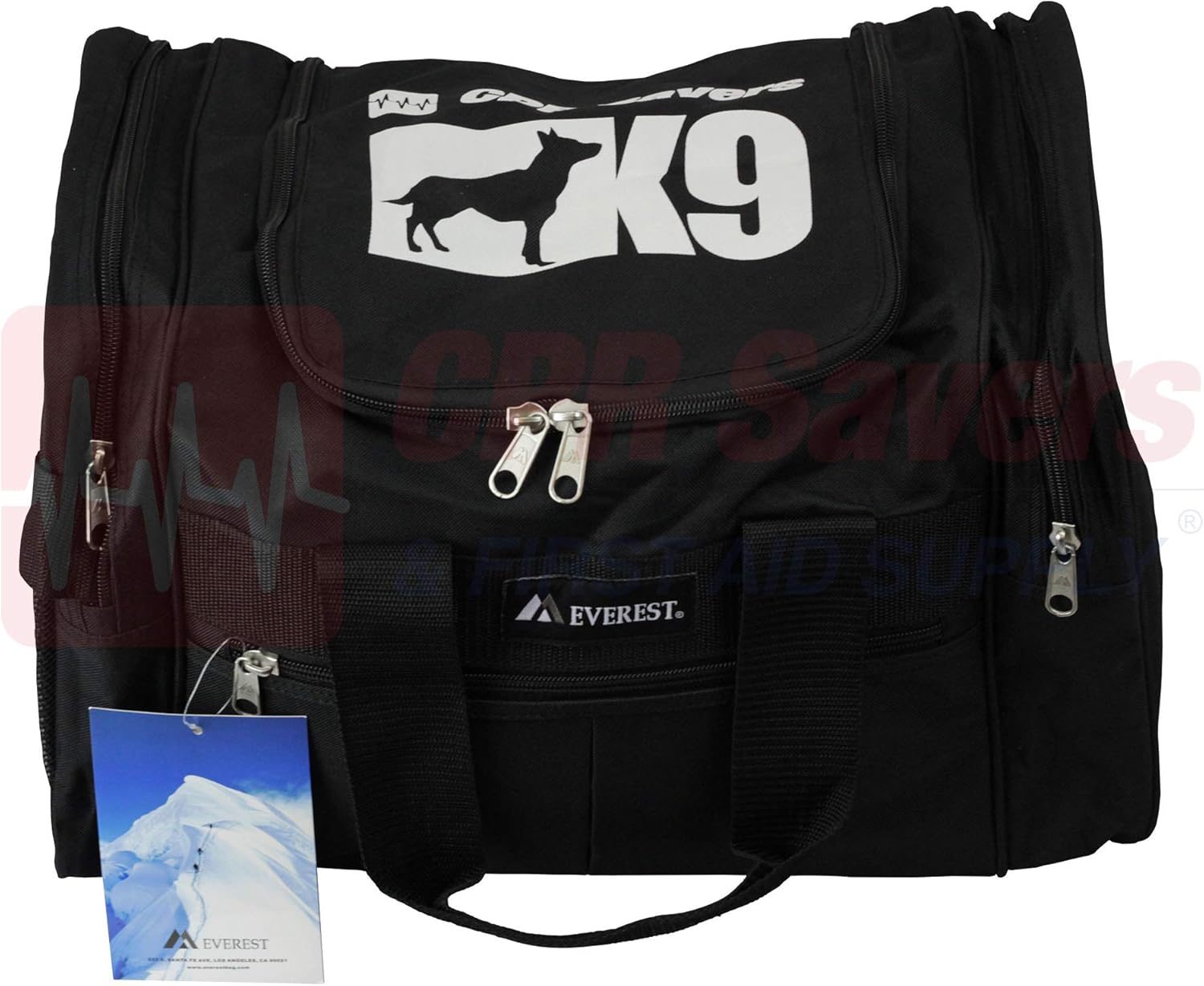 CPR Savers 48-Piece Deluxe K9 Dog Trauma First Aid Kit - Home, Outdoors, Hiking, Camping, Walking, Running, Dog Park, Hunting, Travel, Backpacking, Trauma, or Emergency Use