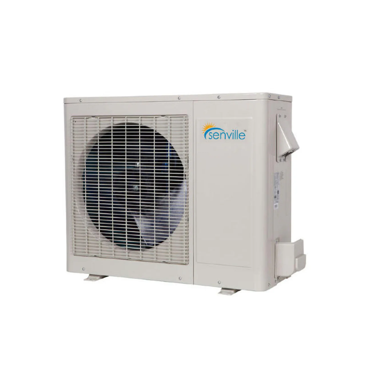 Senville Mini Split - 2-Zone 28,000 BTU Ductless Air Conditioner and Heat Pump Condenser with Ceiling Casette Air Handlers (SENA-30HF-DIC)