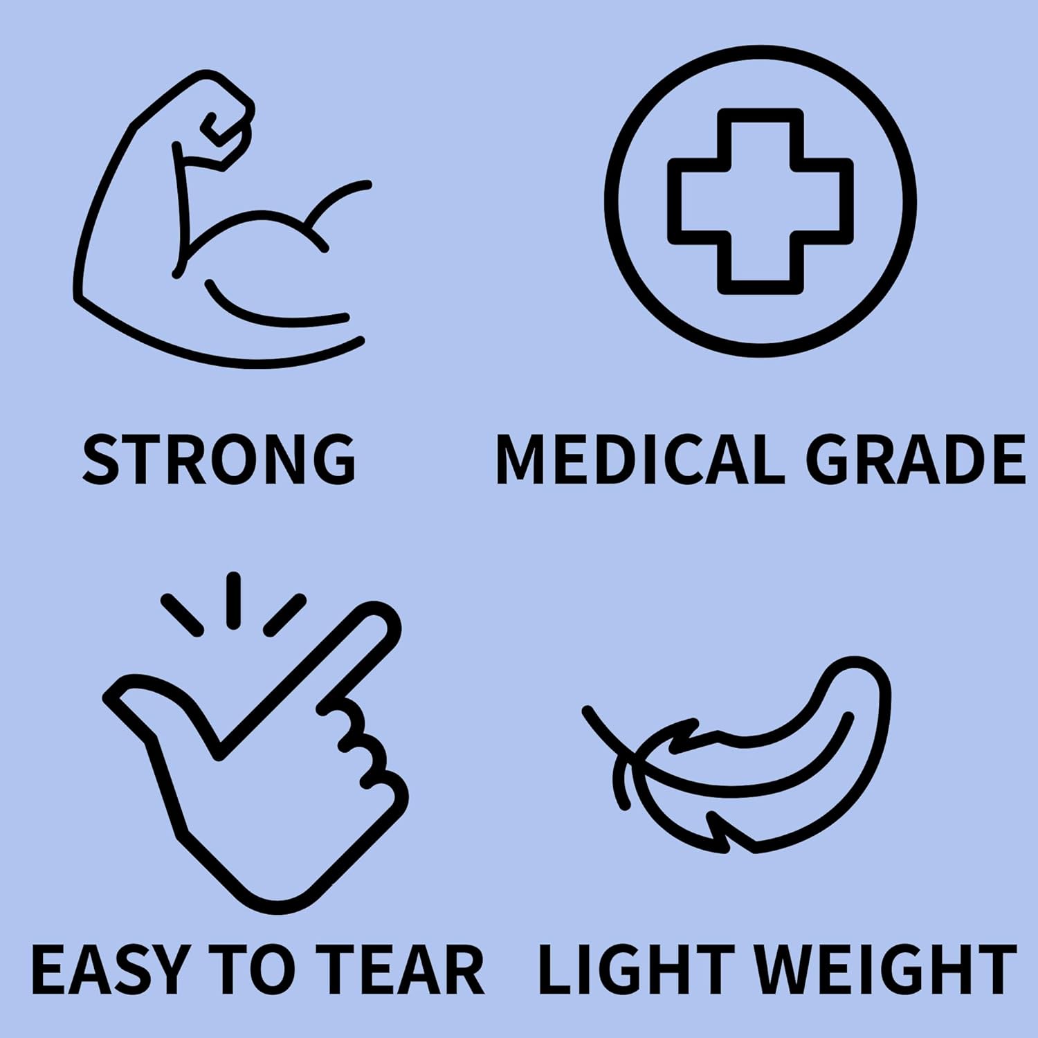 Athletic Tape - Bulk Pack of 192 Rolls (1.5