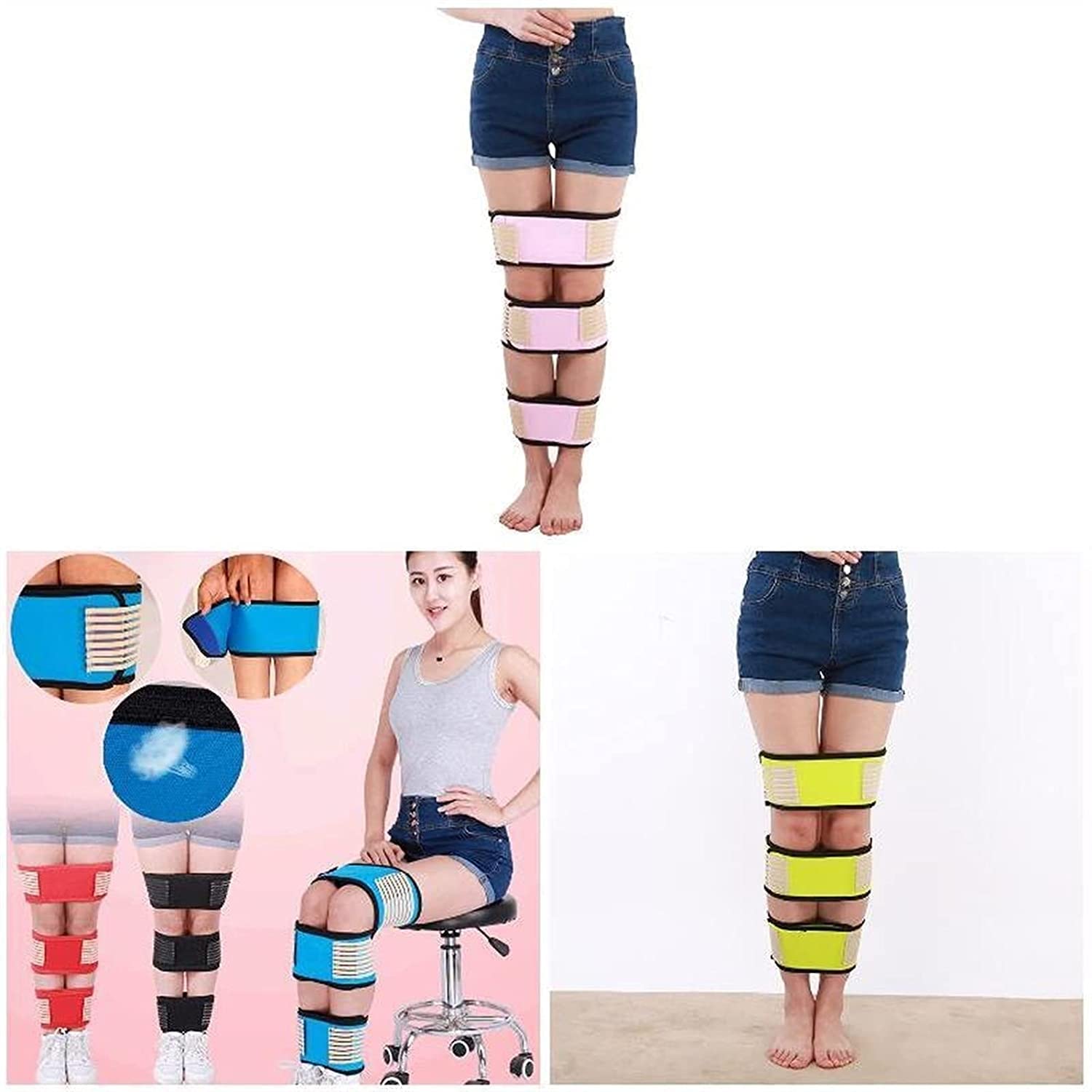O/X-Type Legs Posture Corrector, 3Pcs/set Adjustable Leg Correction Belts,Band for Knock Knee Corrector Band Brace Recovery Straightening Unisex